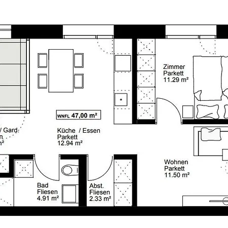 Neu Erstellte Mit Balkon In Apartment Hard