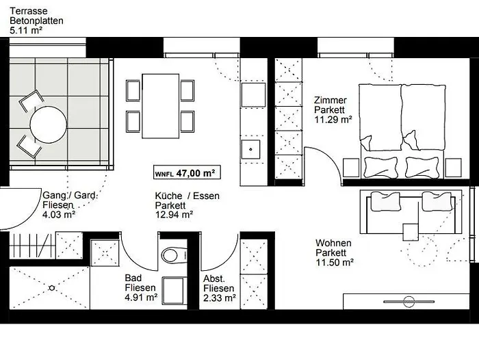 Neu Erstellte Mit Balkon In Apartment Hard